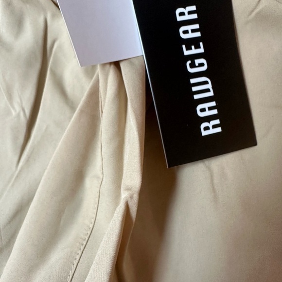 Rawgear NWT Large compression leggings with attached shorts black tan workout - Picture 6 of 8